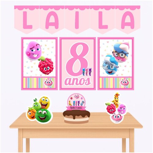 Kit só um bolinho bala fini kit festa fini personalizado