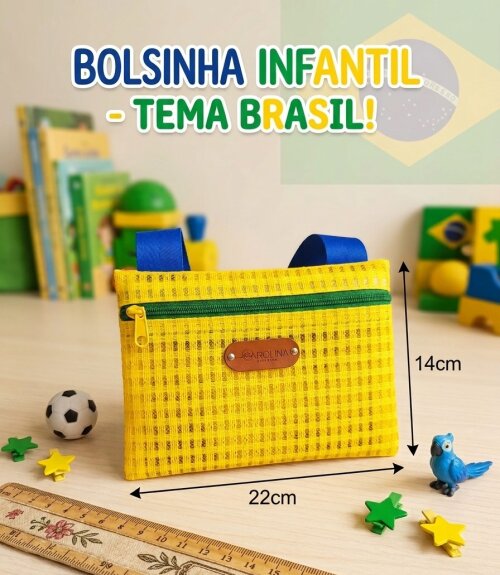 Bolsinha Infantil Tema Brasil – Edição Limitada!