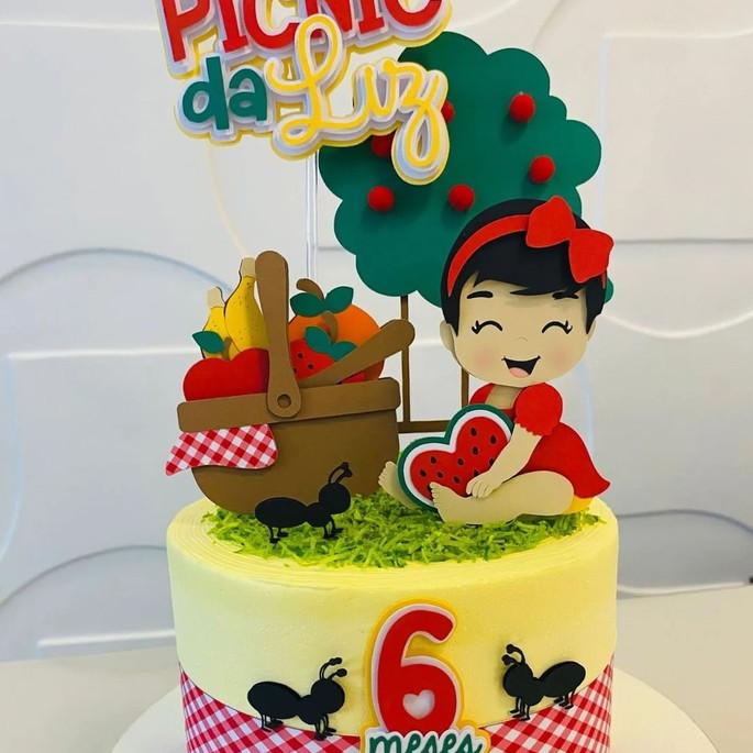 Arquivo de corte topo de bolo Pic Nic