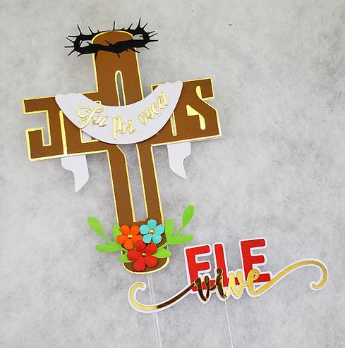 Arquivo de corte topo de bolo Páscoa