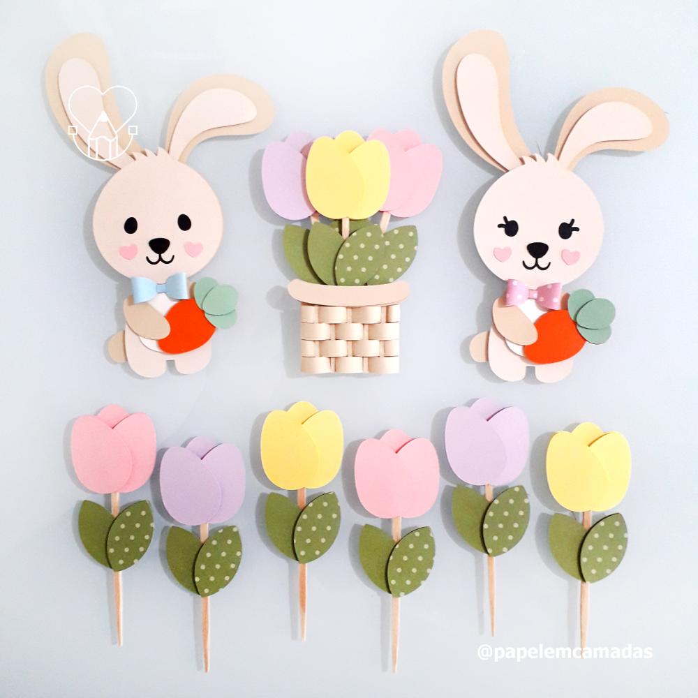 Arquivo de corte topo de bolo Páscoa