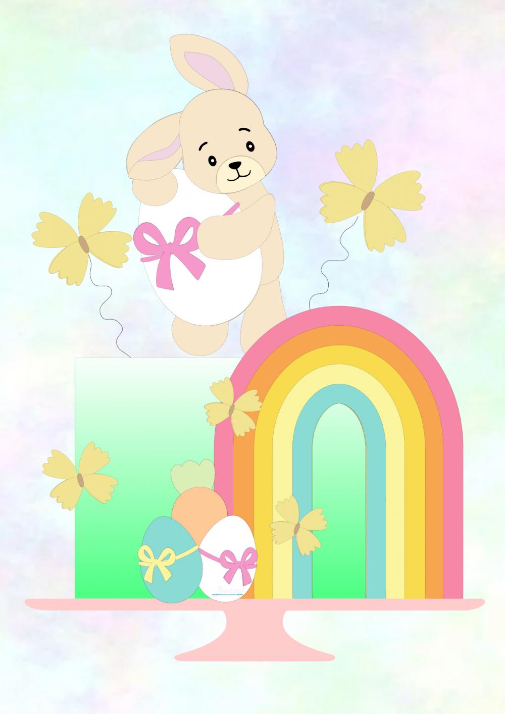 Arquivo de corte topo de bolo Páscoa