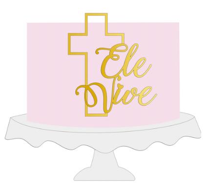 Arquivo de corte topo de bolo Páscoa