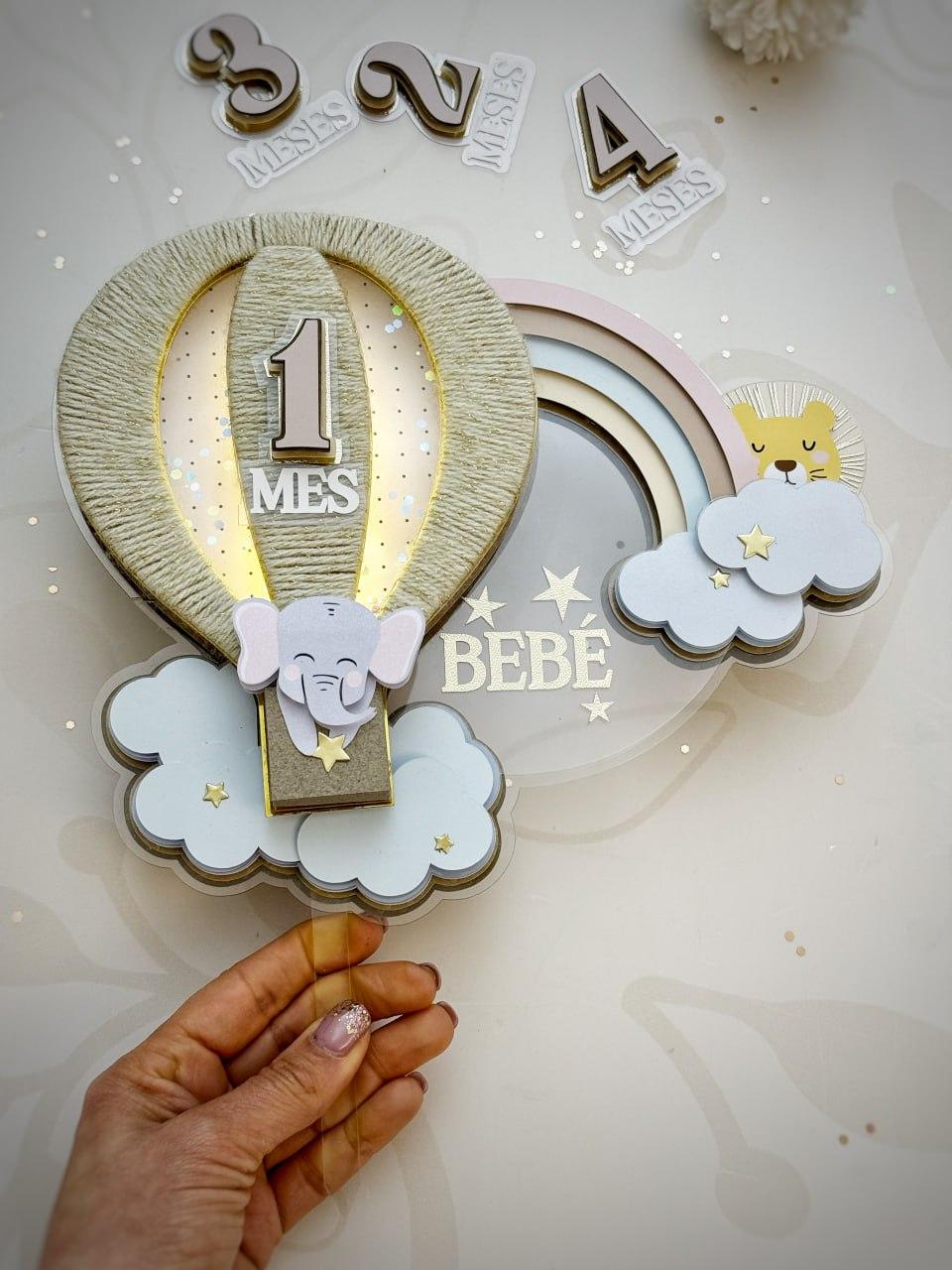 Arquivo de corte Topo de bolo Dia das Mães