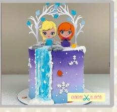 Arquivo de corte topo de bolo frozen