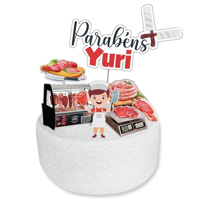 Topo de Bolo Açougueiro