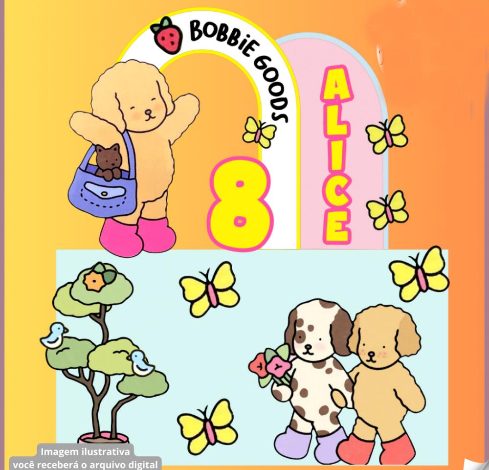 Arquivo de corte topo de bolo bobbie goods