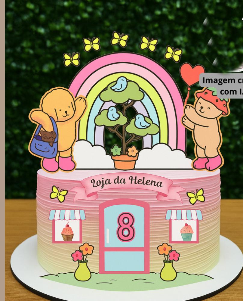 Topo de Bolo Boobies Goods