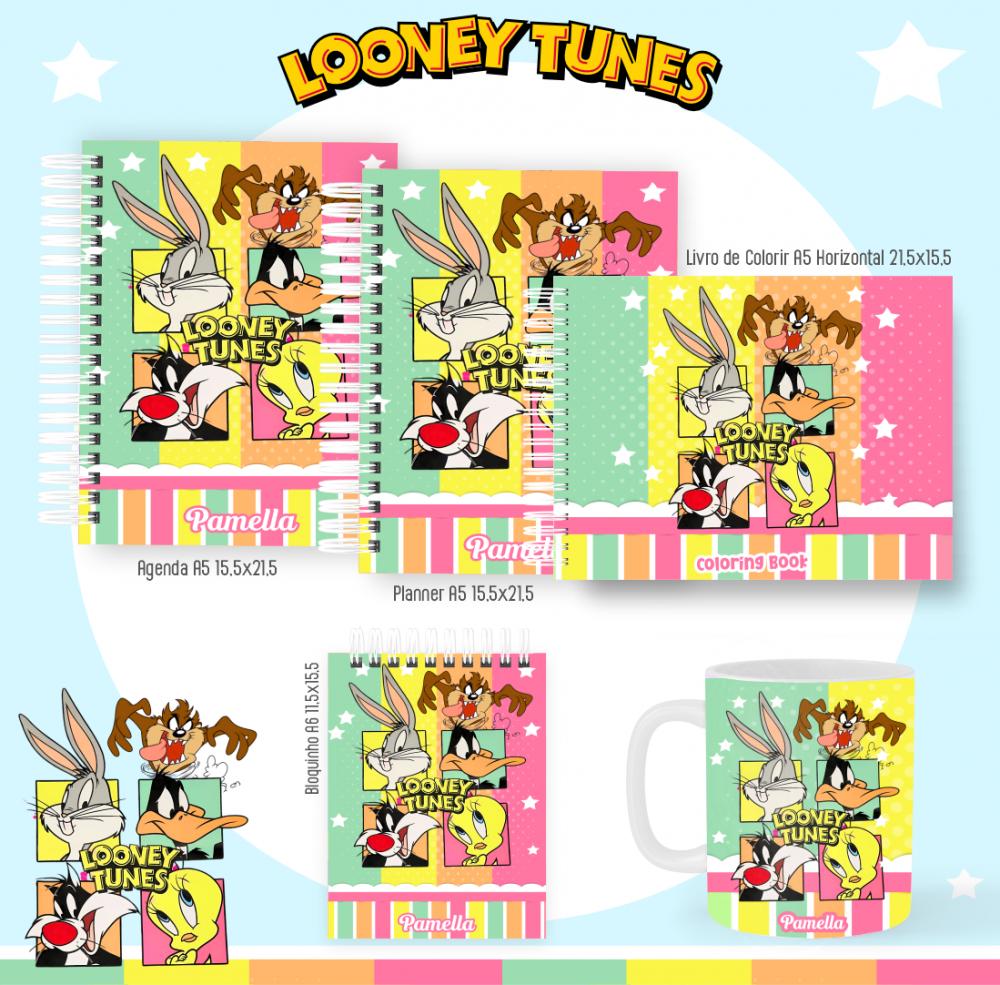 Arquivo Digital Livro Colorir Looney Tunes
