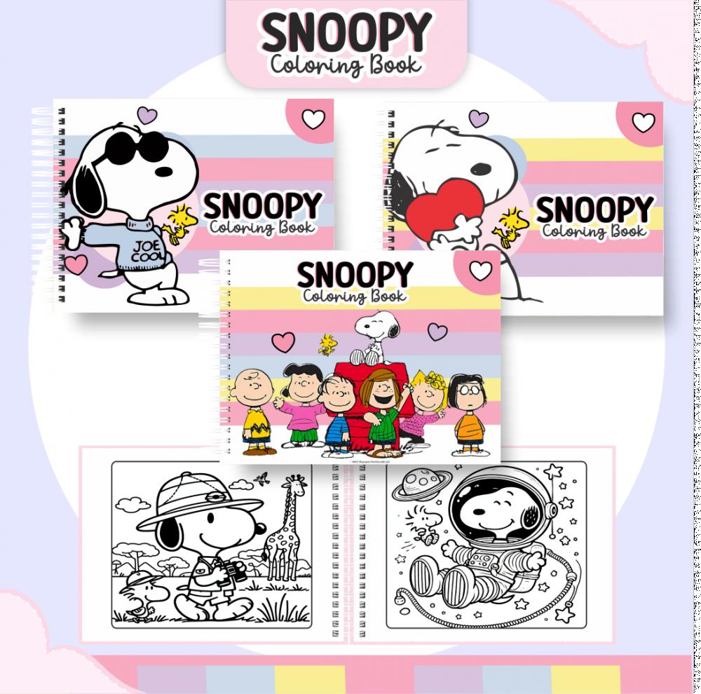 Arquivo Digital Livro Colorir Snoopy