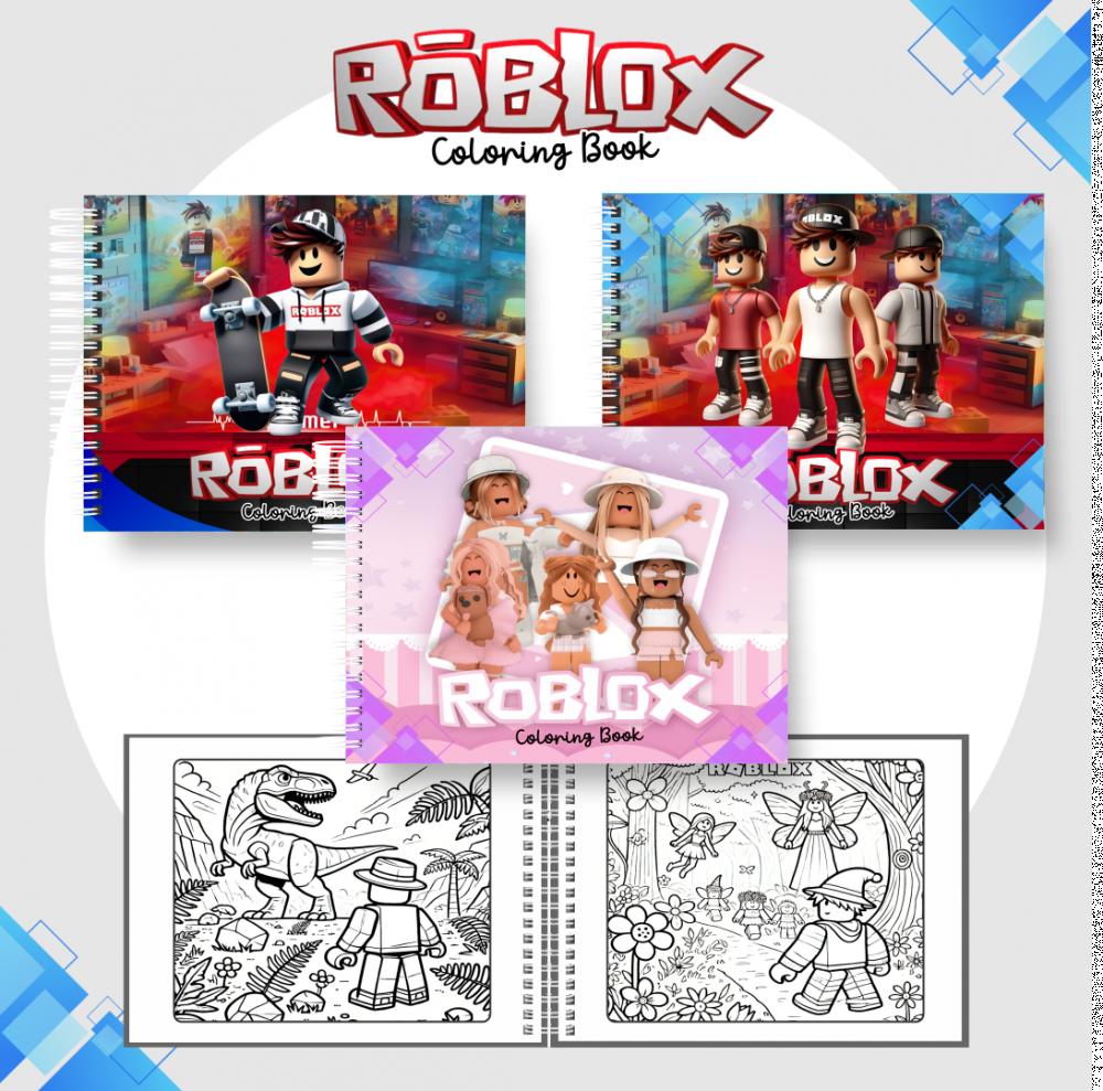 Arquivo Digital Livro Colorir Roblox