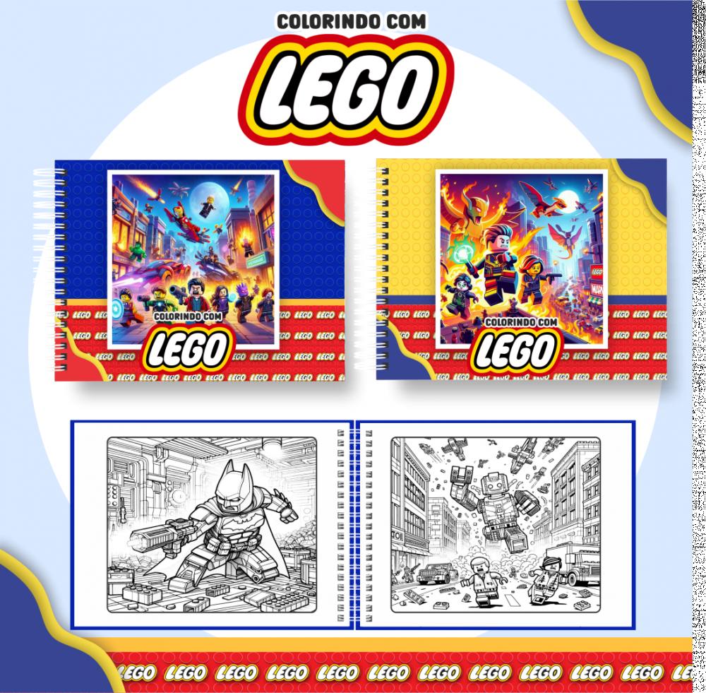 Arquivo Digital Livro Colorir Lego