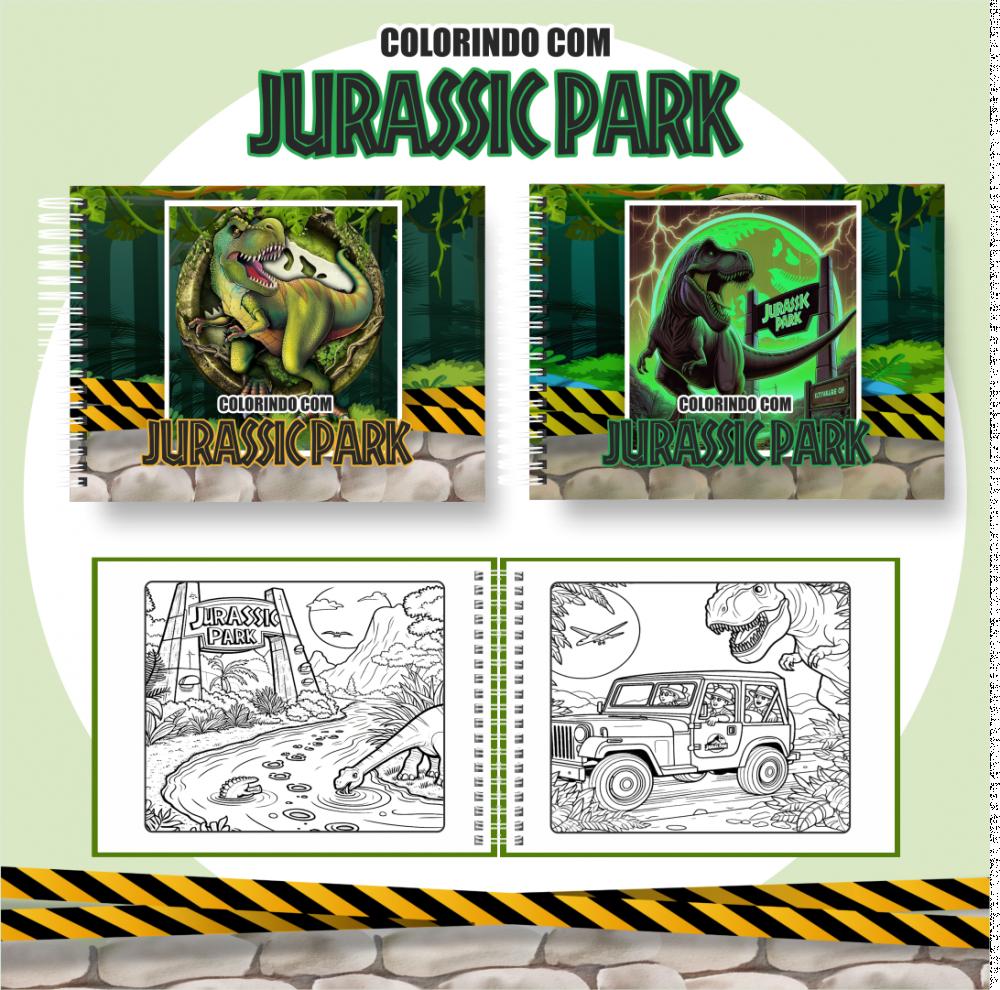 Arquivo Digital Livro Colorir Jurassic Park