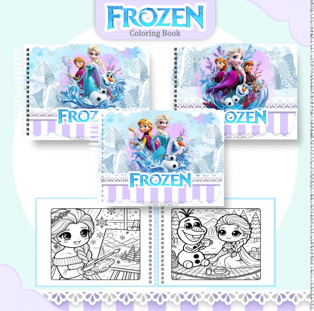 Arquivo Digital Livro Colorir Frozen
