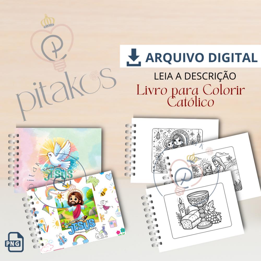 Arquivo Digital Livro Colorir jesus