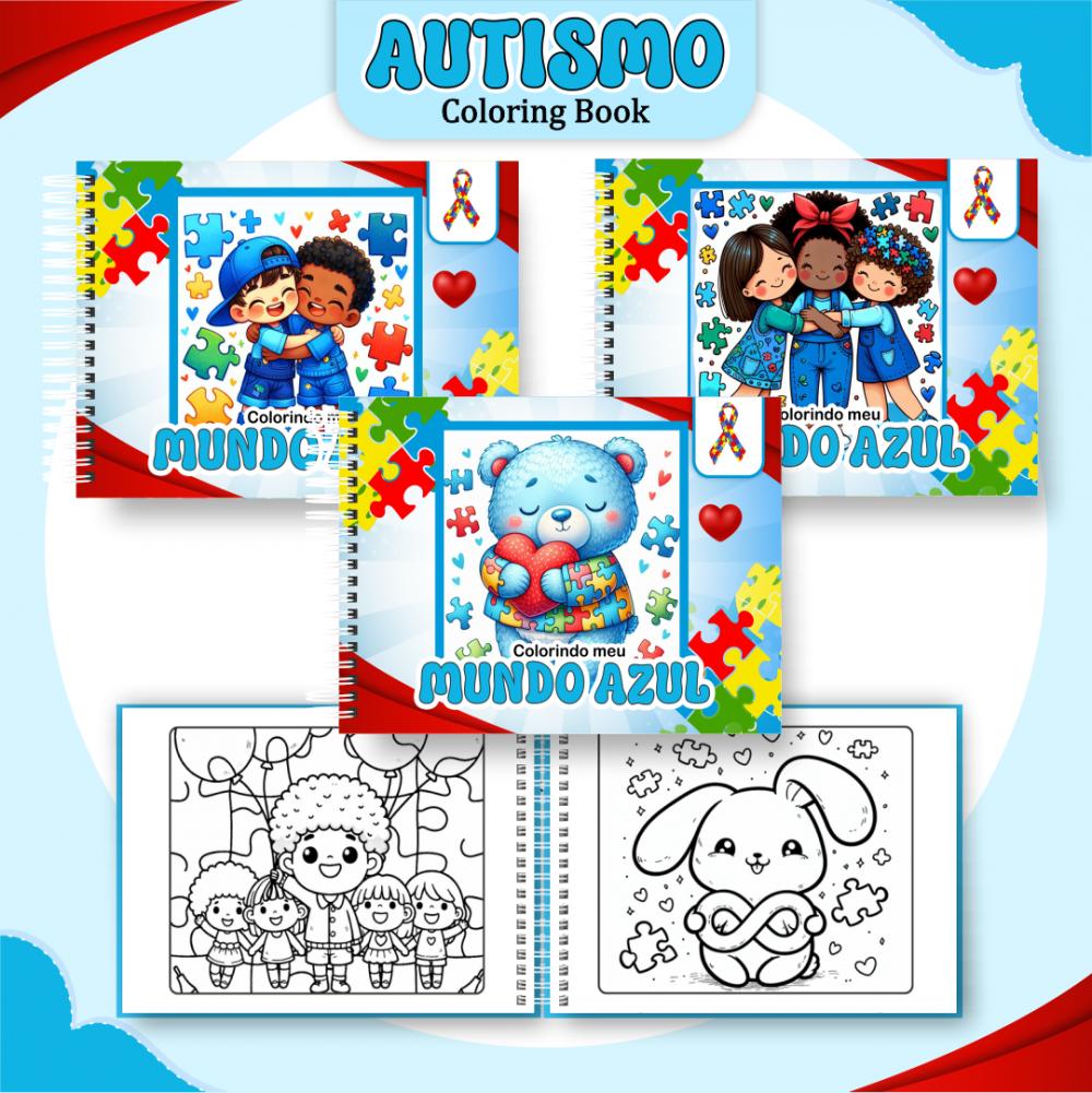 Arquivo Digital Livro Colorir Autismo