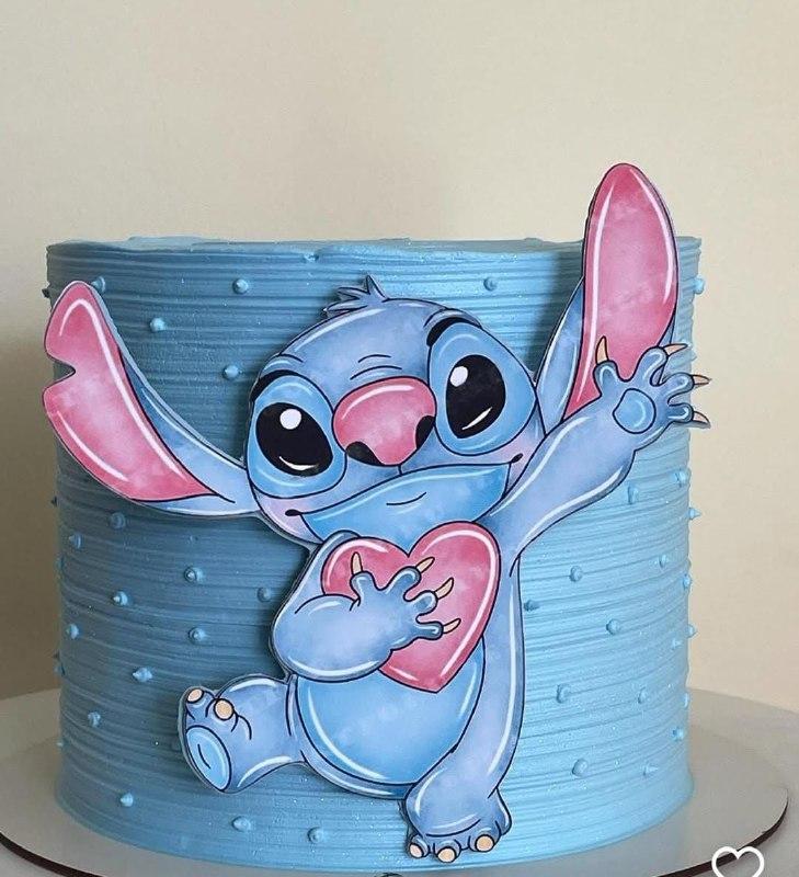 Topo de bolo Stitch