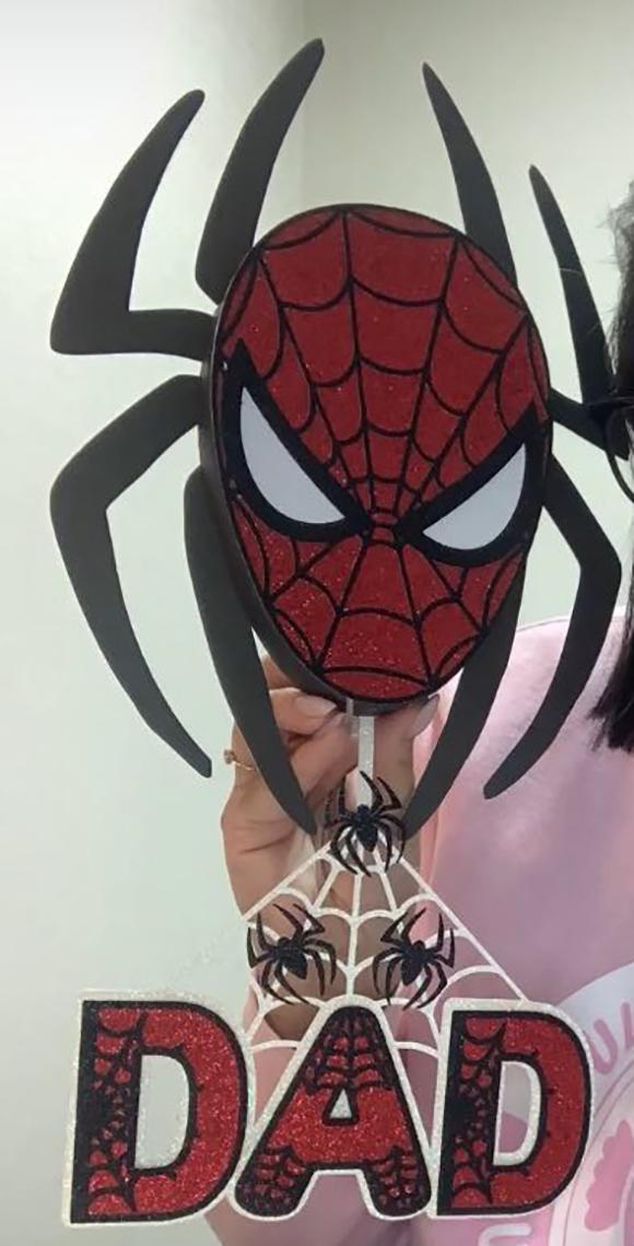 Arquivo de corte Topo de bolo Homem Aranha