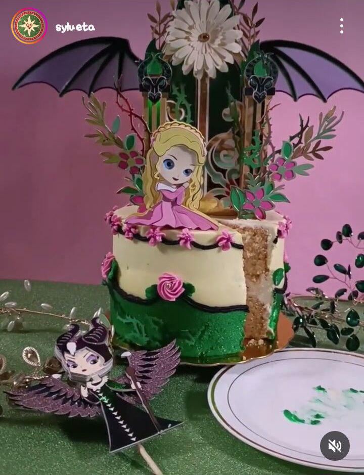 Arquivo de corte topo de bolo A Bela Adormecida