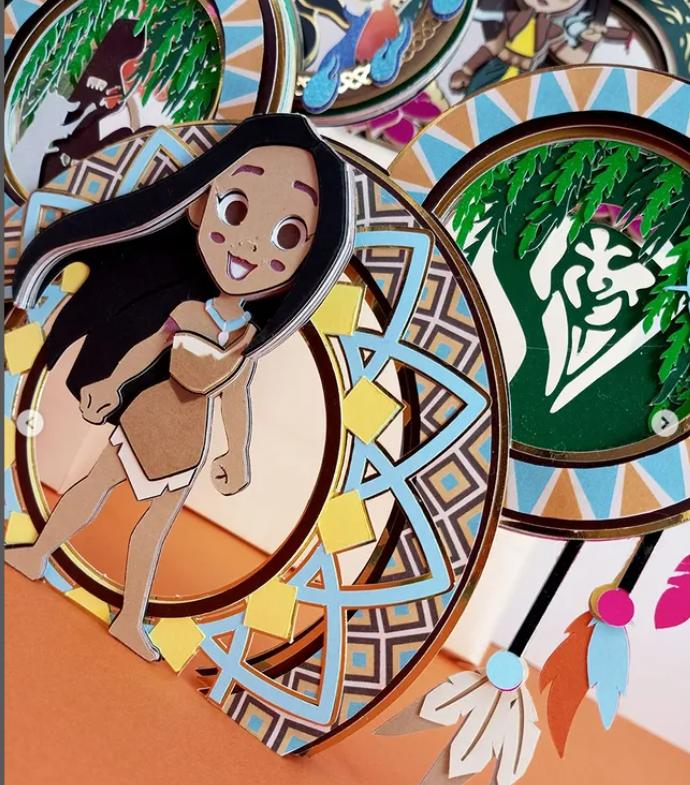 Arquivo de corte Topo de Bolo pocahontas