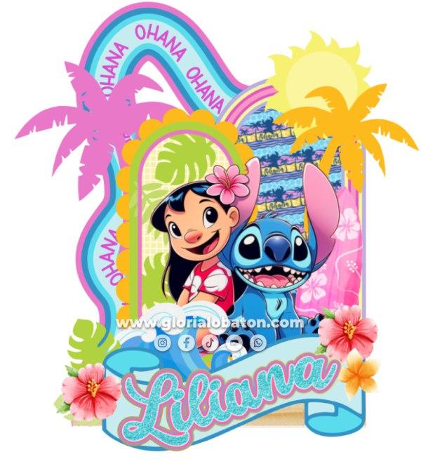 Arquivo de corte topo de bolo Stitch