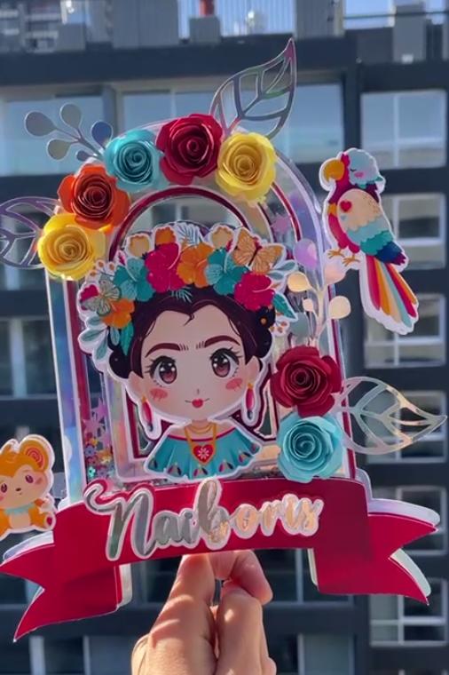 Arquivo de corte Topo de Bolo Frida