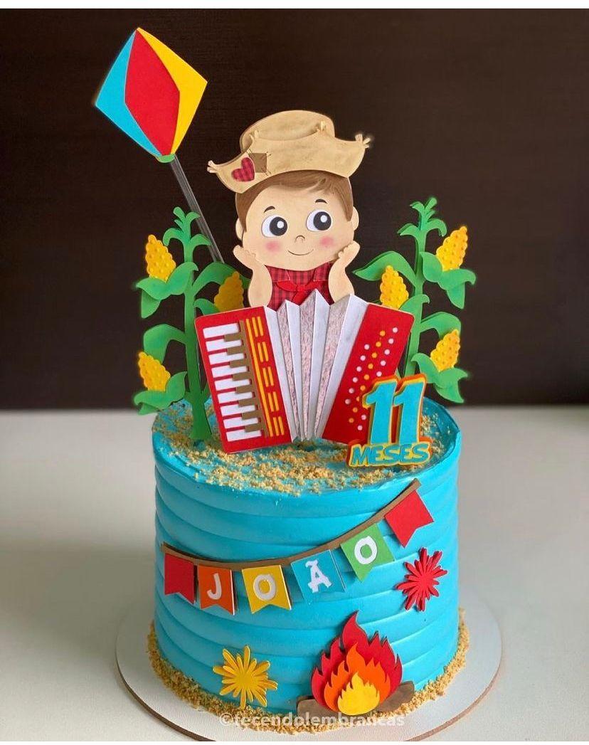 Arquivo de corte topo de bolo arraiá