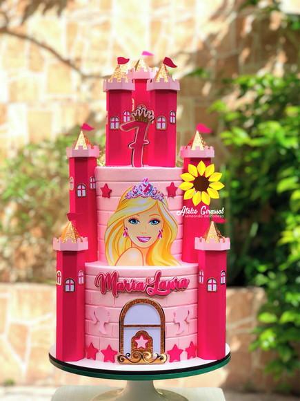 Arquivo de corte topo de bolo Barbie