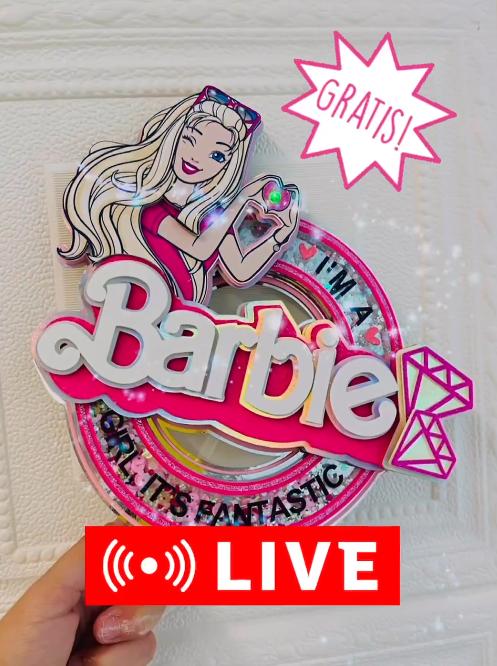 Arquivo de corte topo de bolo Barbie