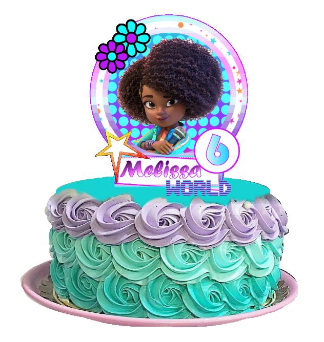 Arquivo de corte Topo de bolo  Karmas World