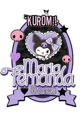Arquivo de corte topo de bolo Kuromi