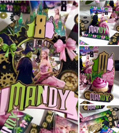 Arquivo de corte topo de bolo Wicked