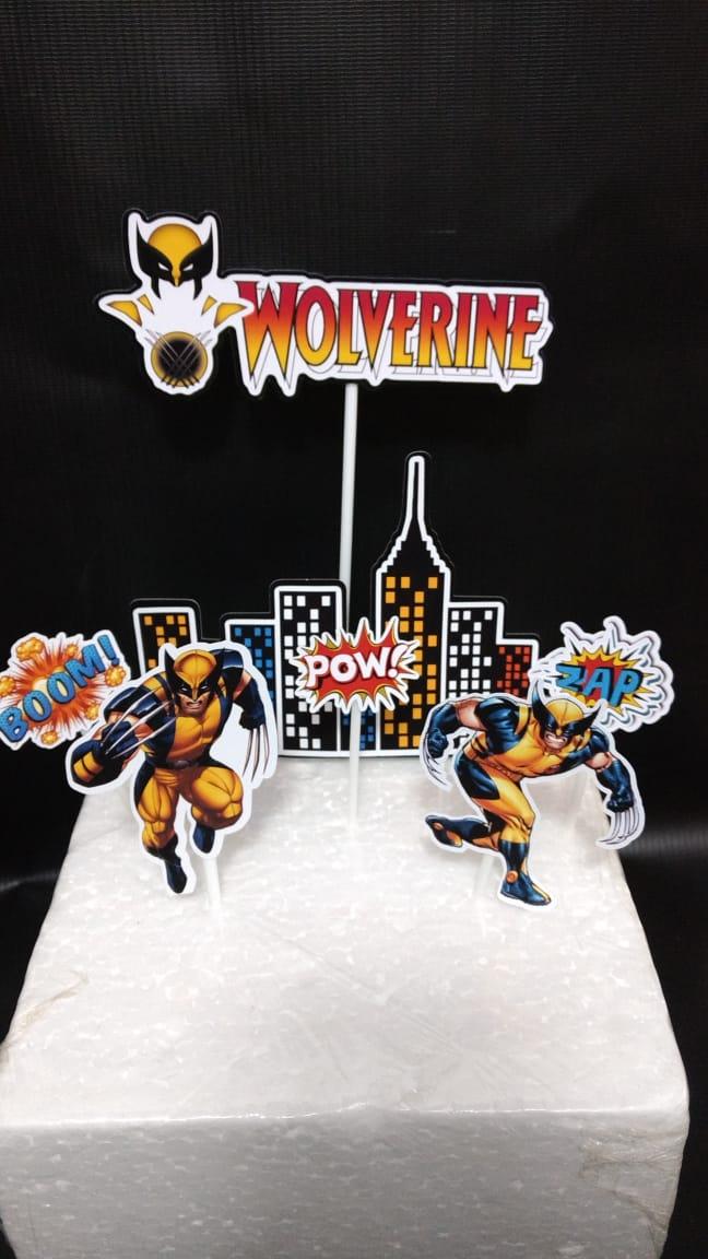 Arquivo de corte topo de bolo Wolverine