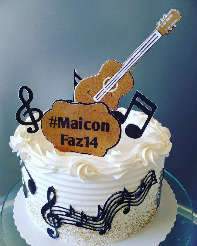 Arquivo de corte Topo de bolo Música