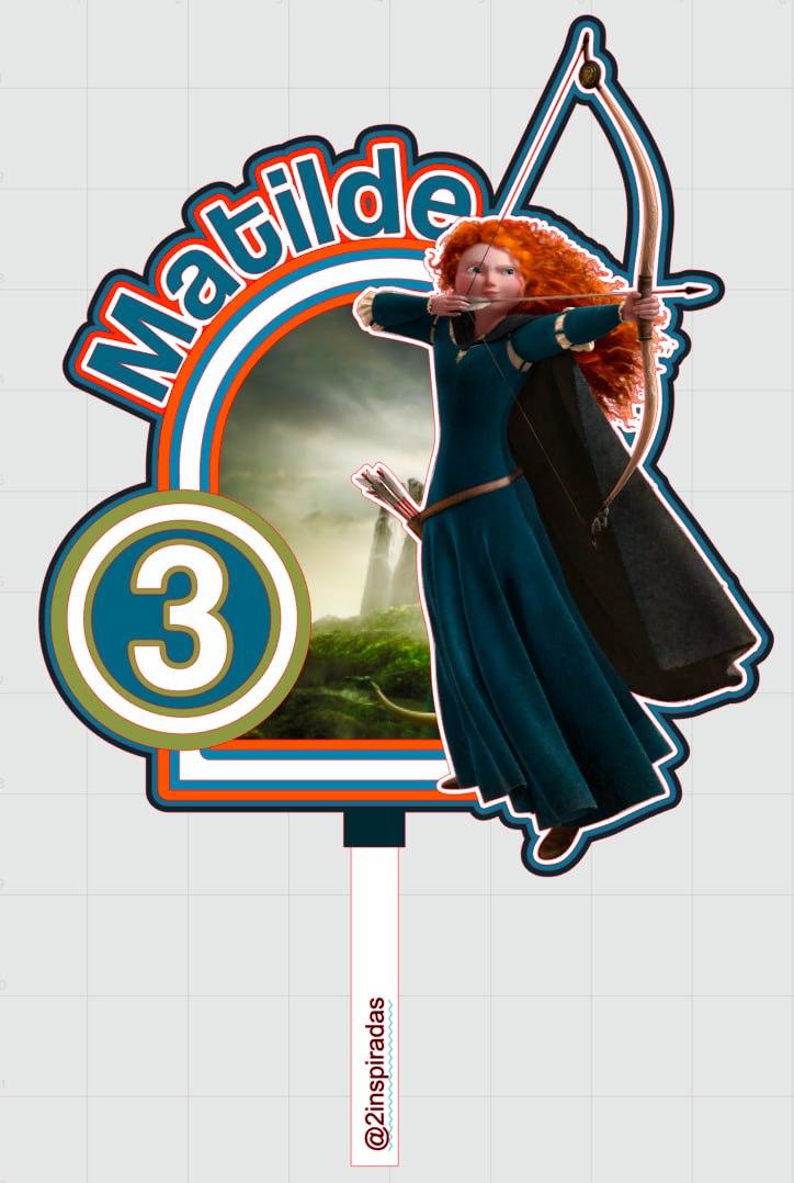 Arquivo de corte topo de bolo valente