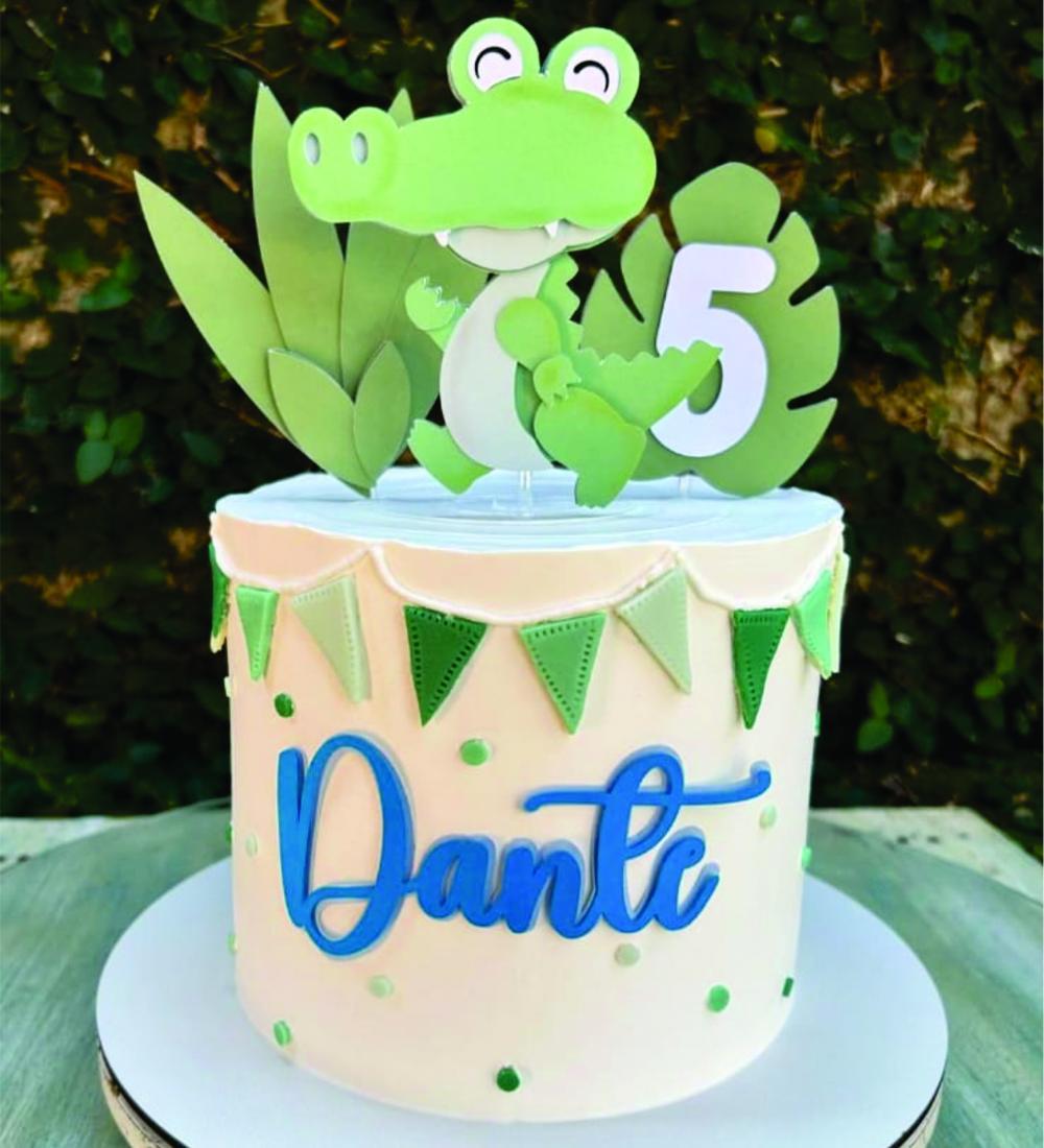 Arquivo de corte Topo De Bolo Jacaré