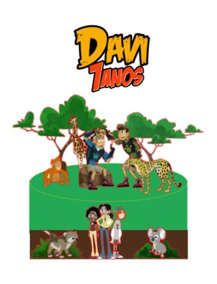 Arquivo de corte Topo de bolo irmãos Kratts