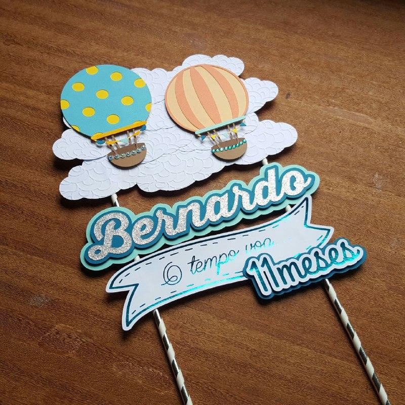 Arquivo de corte topo de bolo O tempo Voa