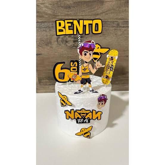 Arquivo de corte Topo de bolo Natan