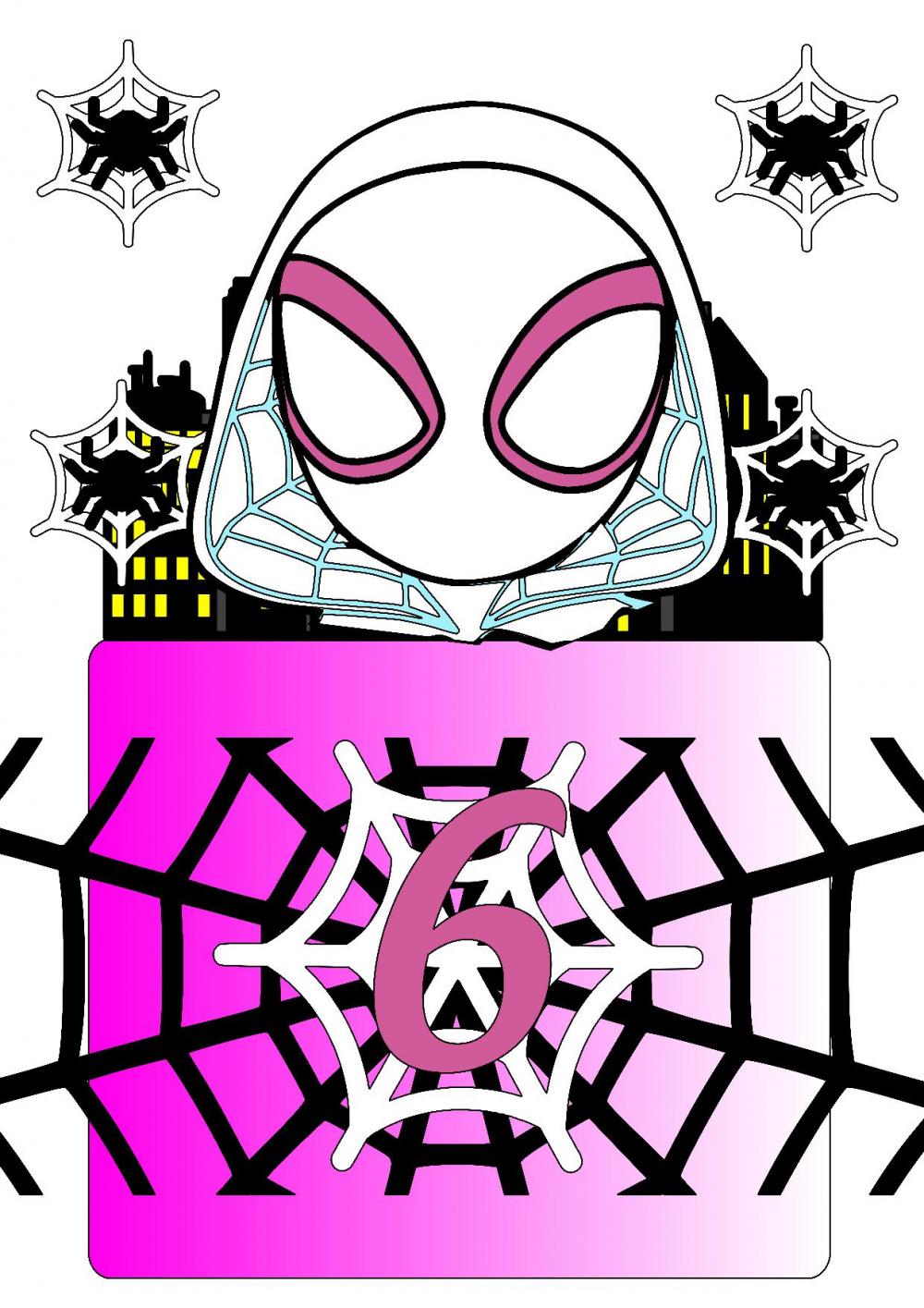 Arquivo de corte topo de bolo Spidey