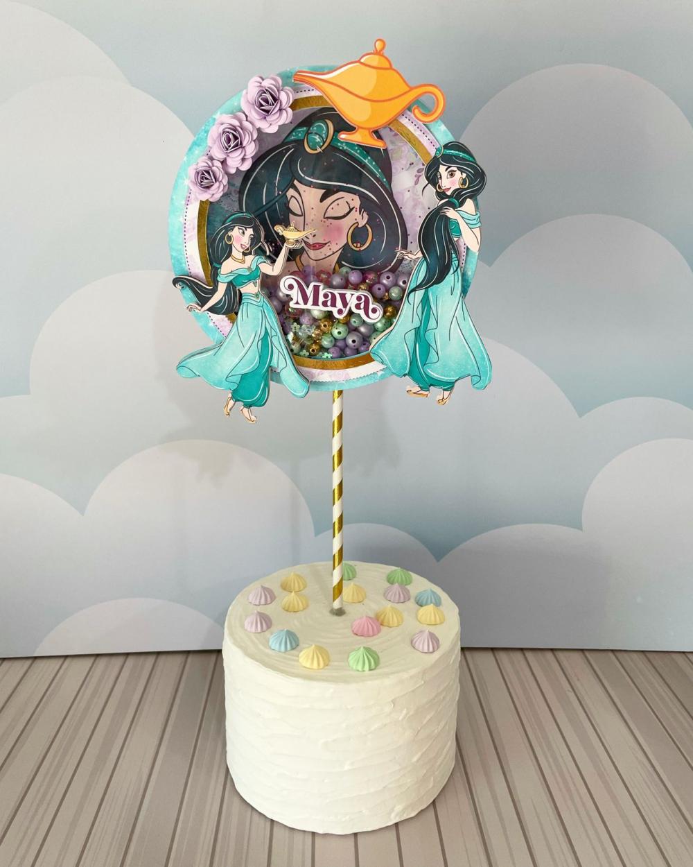 Arquivo de corte topo de bolo Jasmine