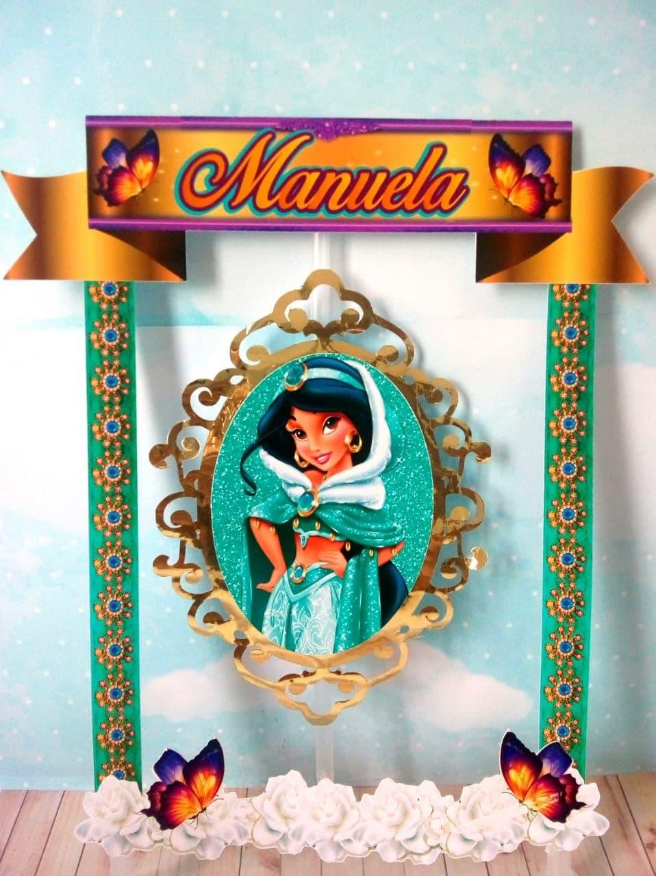 Arquivo de corte topo de bolo Jasmine