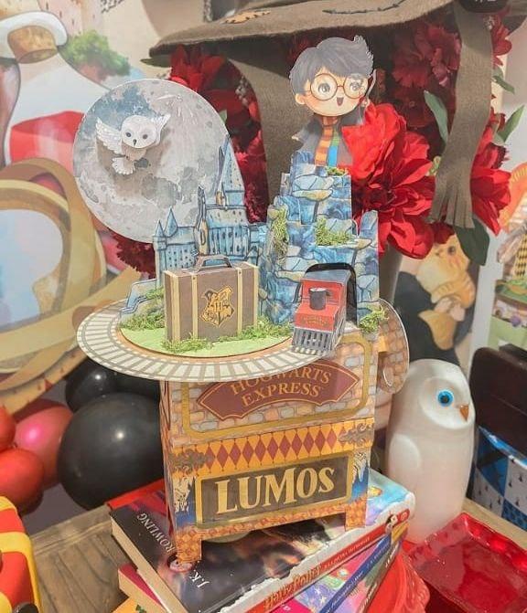 Arquivo de corte topo de bolo harry Potter