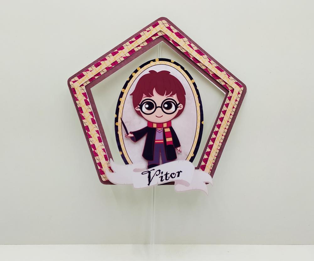 Arquivo de corte topo de bolo harry Potter