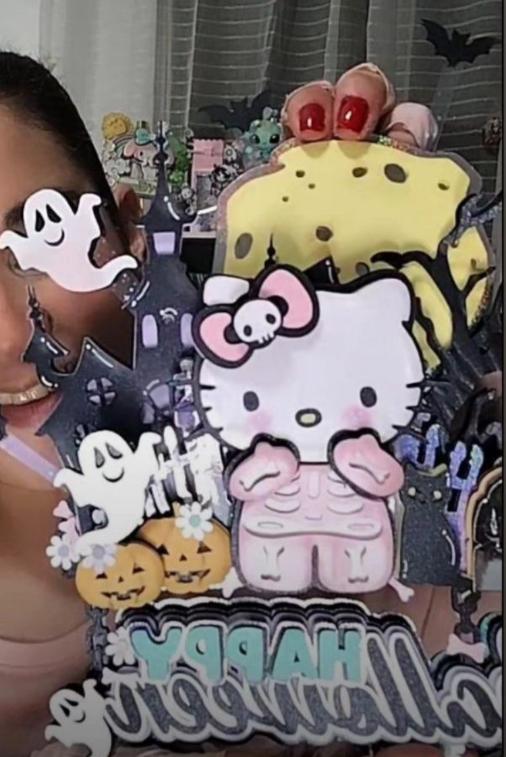 Arquivo de corte topo de bolo Hello Kitty