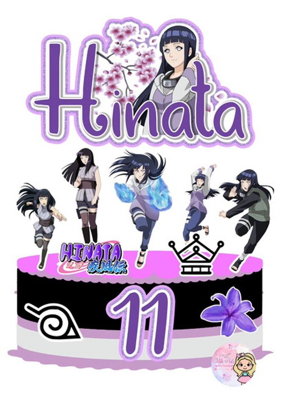Arquivo de corte topo de bolo Hinata