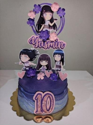 Arquivo de corte topo de bolo Hinata