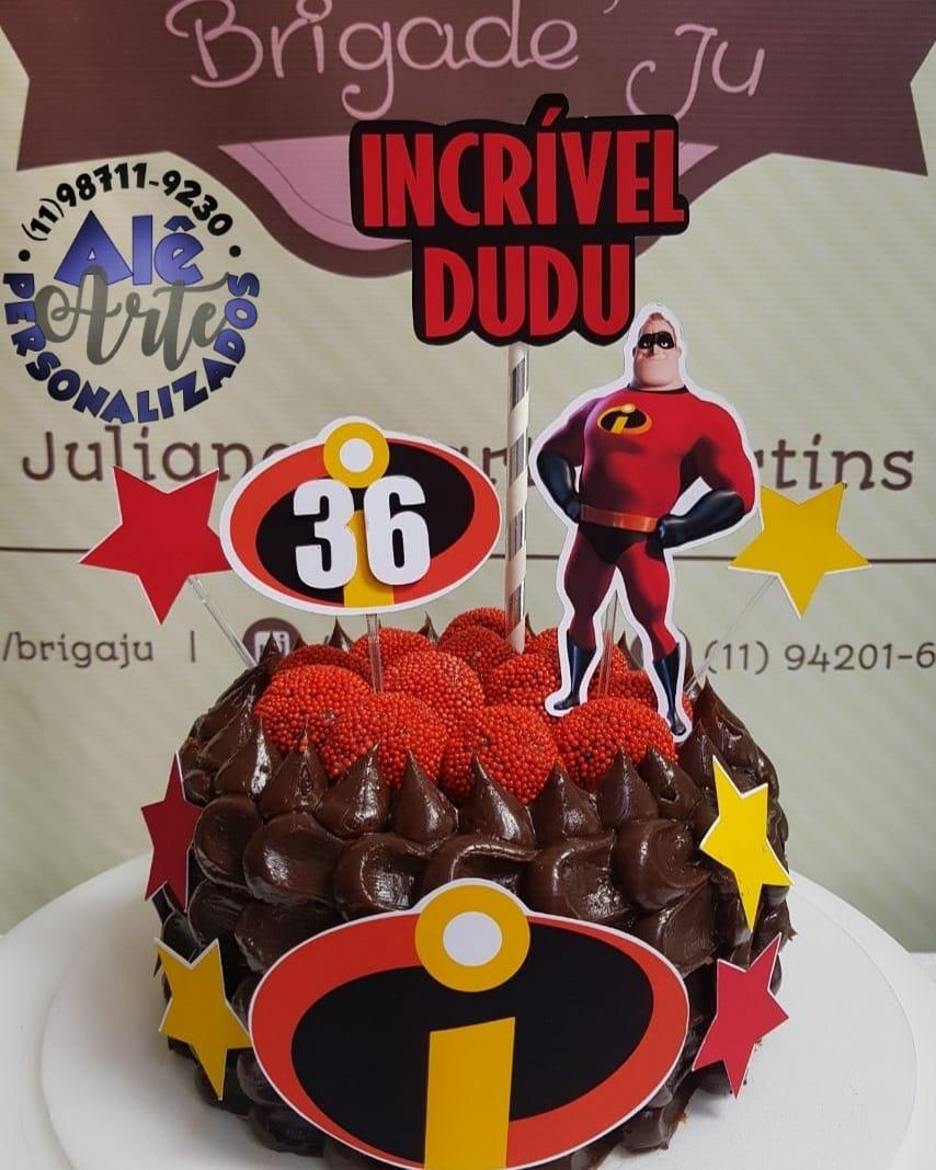 Arquivo de Corte Topo de Bolo Incriveis