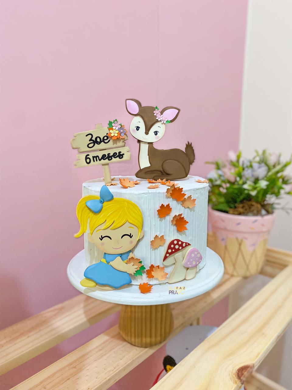 Arquivo de corte topo de bolo outono