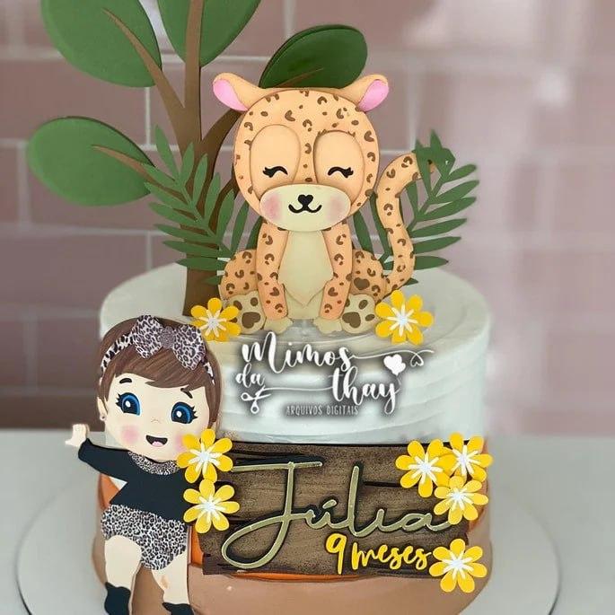 Arquivo de corte topo de bolo Oncinha